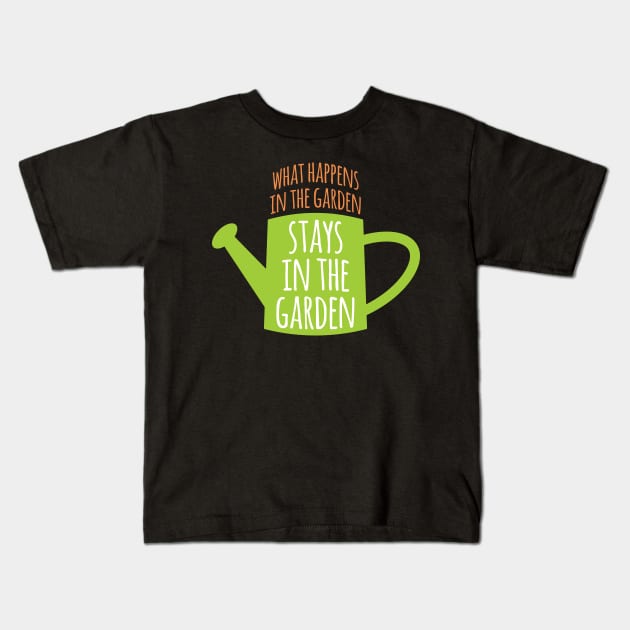 In The Garden Kids T-Shirt by oddmatter